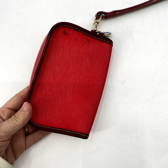 Dooney & Bourke Red Textured Wristlet - Picture 3 of 5
